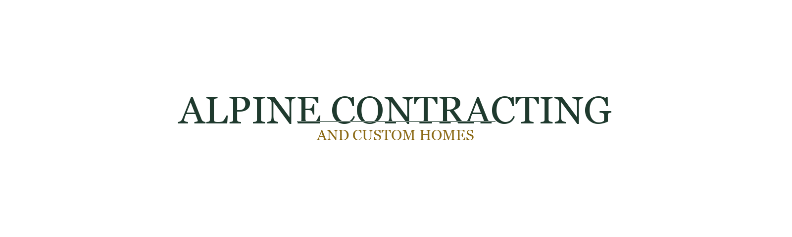 Alpine Contracting logo